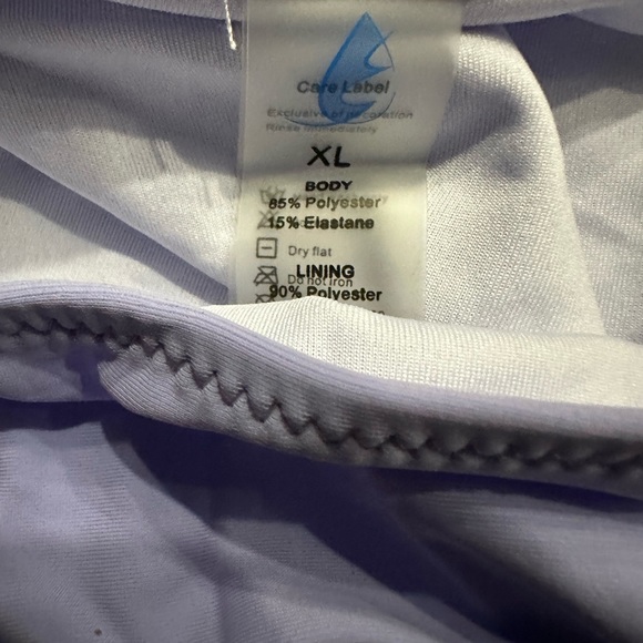 Hymeyou Women High Waisted Tummy Control 2 Piece Bikini Crop Top Swimsuit New - Picture 3 of 3